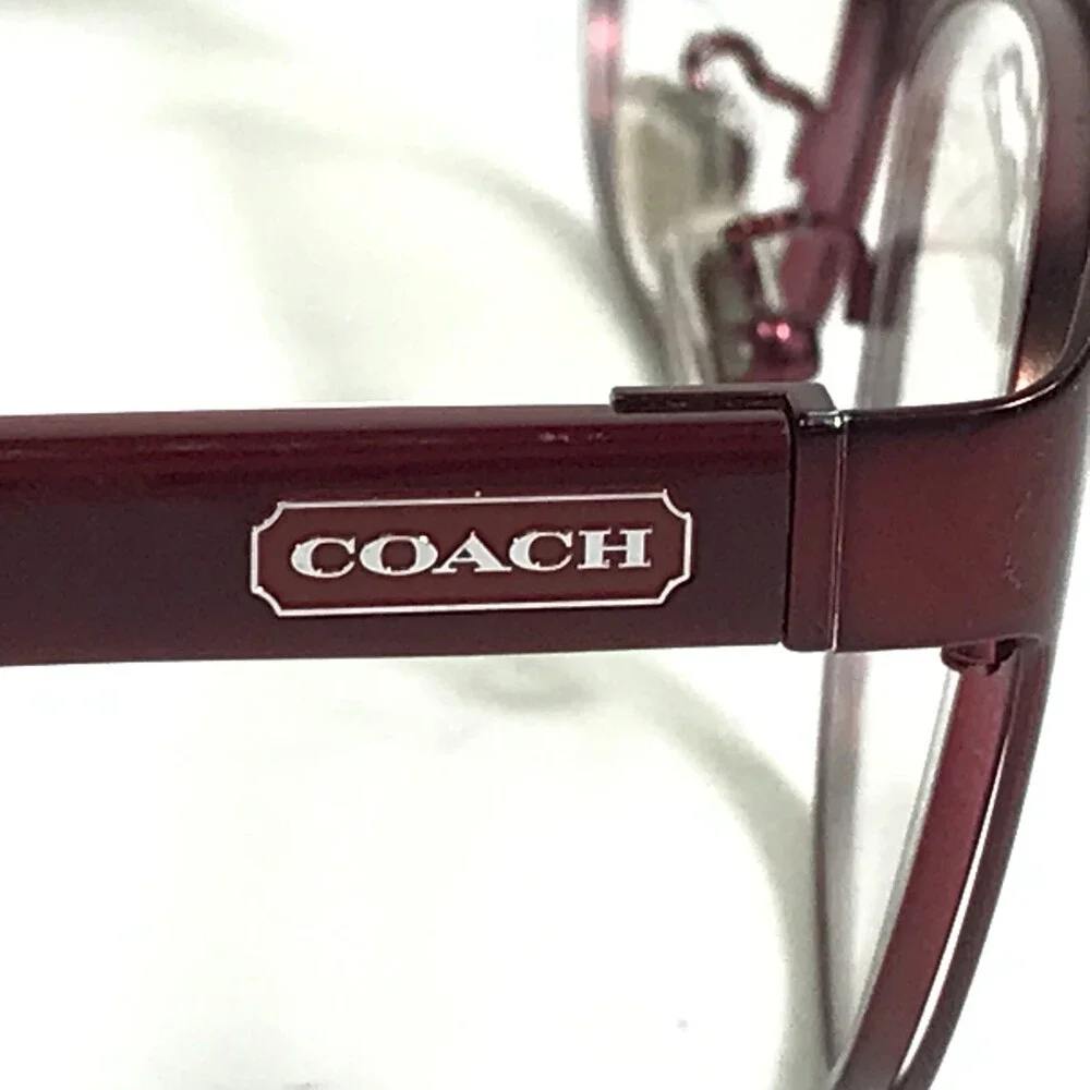 Coach Eyeglasses Frames HC 5039 Ashlyn 9134 Satin Burgundy Cat Eye 51-16-135